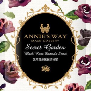 Annie's Way Secret Garden - Black Rose Demon's Sheet Mask
