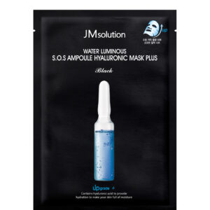 JMsolution Water Luminous SOS Ampoule Hyaluronic Mask Plus Black